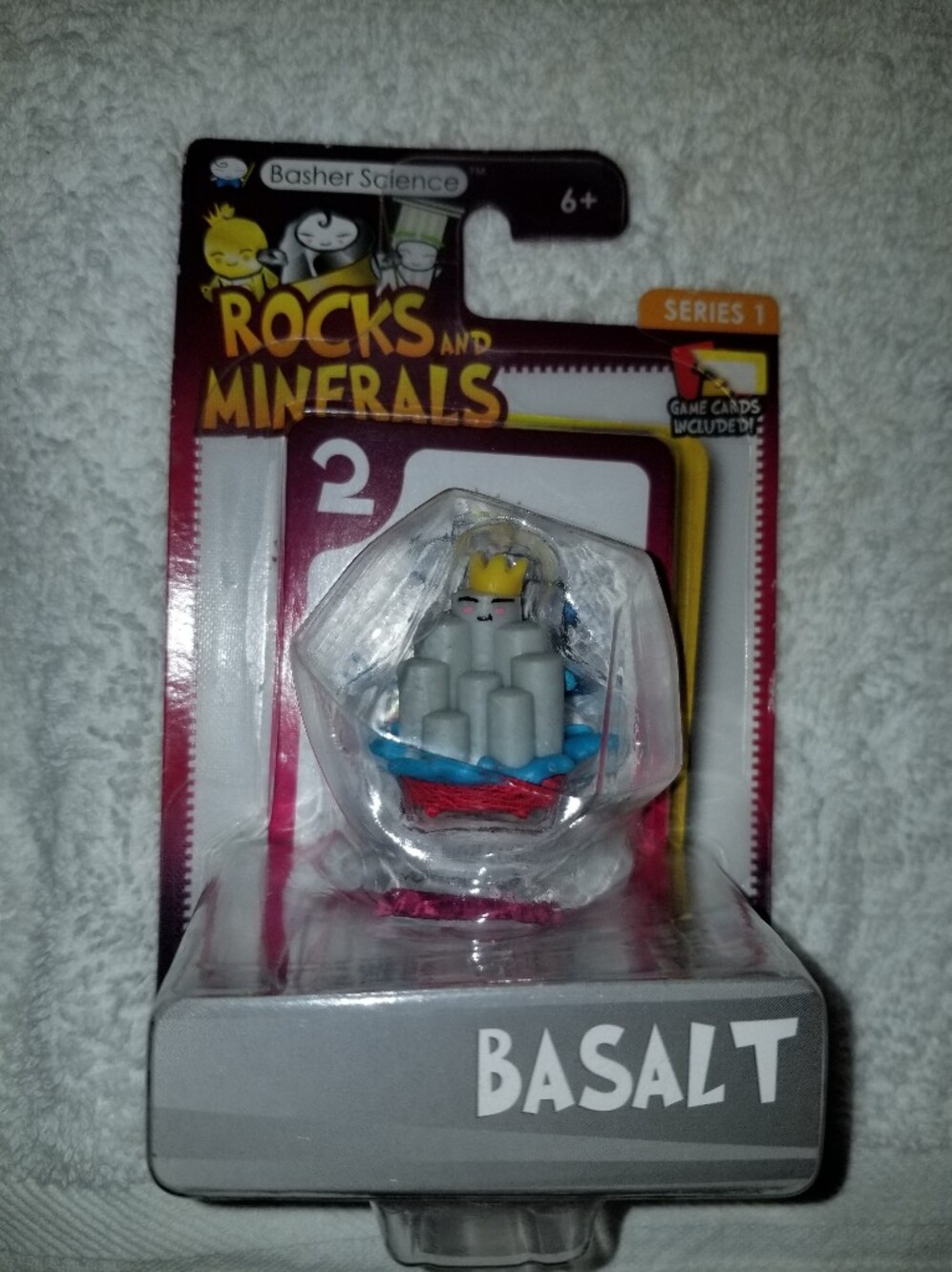 Basher Science Rocks and Minerals Basalt Figure Educational Figurine
